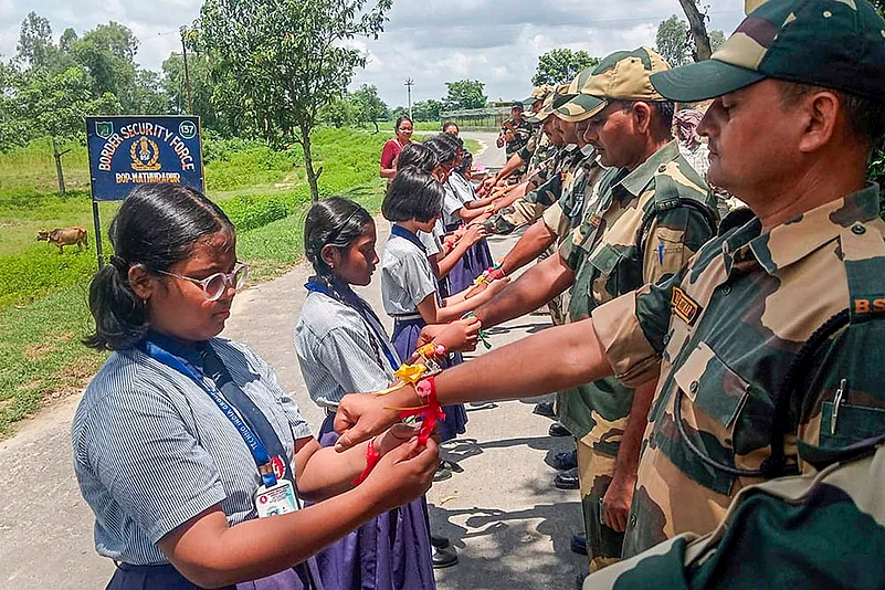 2024 Raksha Bandhan celebration at Mathurapur in Dakshin Dinajpur district of West Bengal