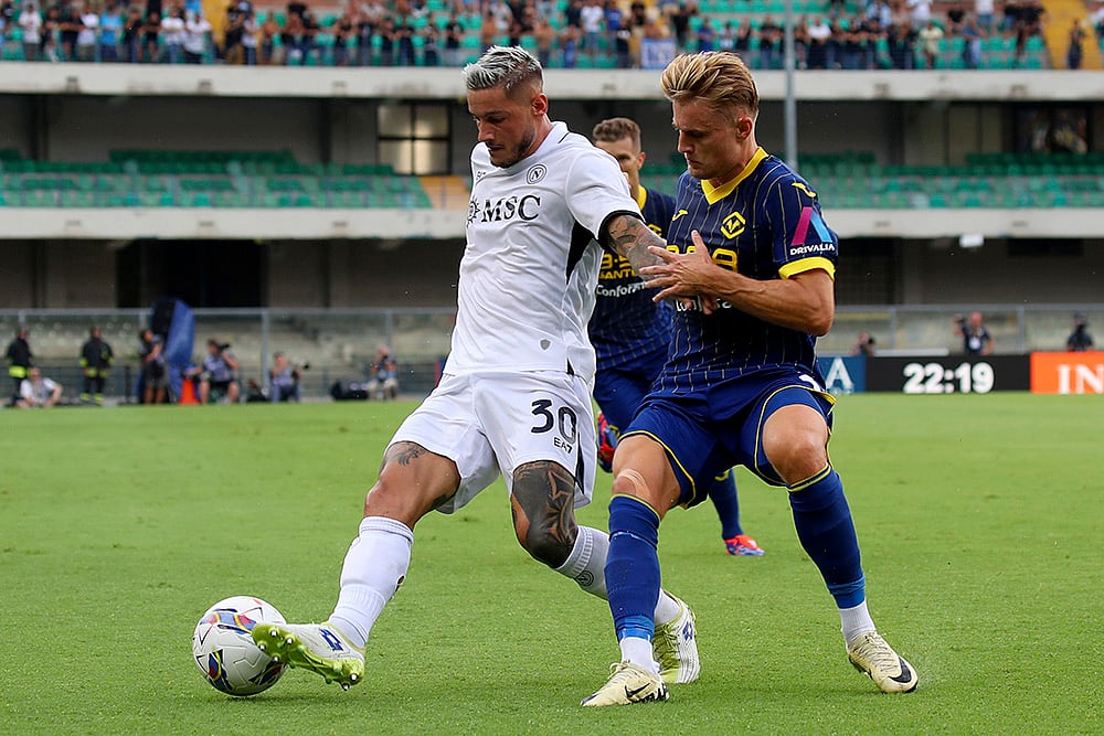 2024-25 Italy Serie A Soccer, Napoli vs Hellas Verona football_5