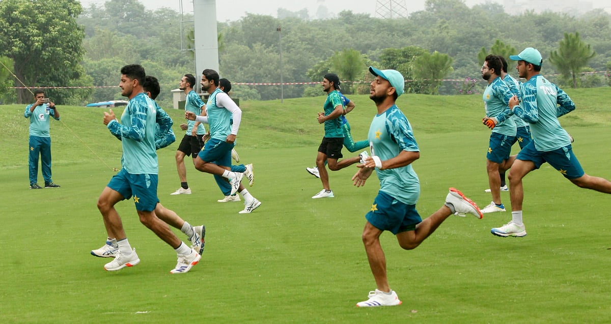 Pakistan National cricket team during the practice session ahead of Test against Bangladesh.  - X | Pakistan Cricket 