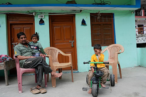 Durbar Singh Rana's son Yashpal died in the 2021 tragedy. Seen in the picture are Yashpal's sons