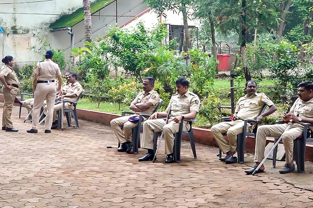 Badlapur sexual abuse case: Police personnel deployed at the school in Badlapur, Thane