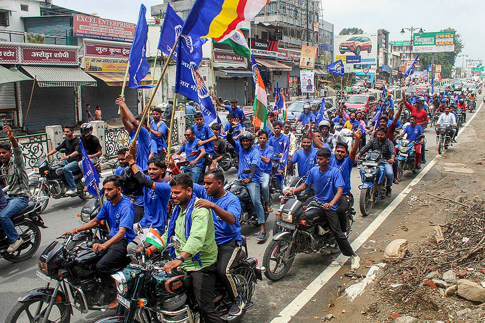 Bharat Bandh called by SC/ST organisations over reservation issue_Rally in Dehradun, Uttarakhand