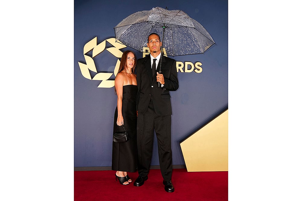 2024 Britain PFA Player Awards_Virgil van Dijk and Rike Nooitgedagt 