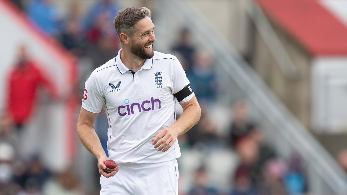 England's Chris Woakes