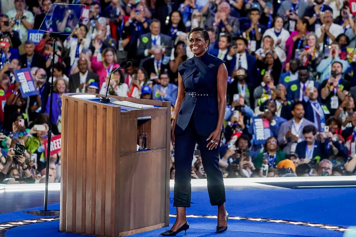 X : Michelle Obama at DNC 2024