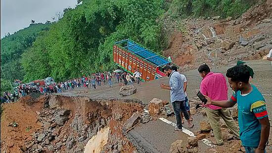 Landslide in Tripura - PTI