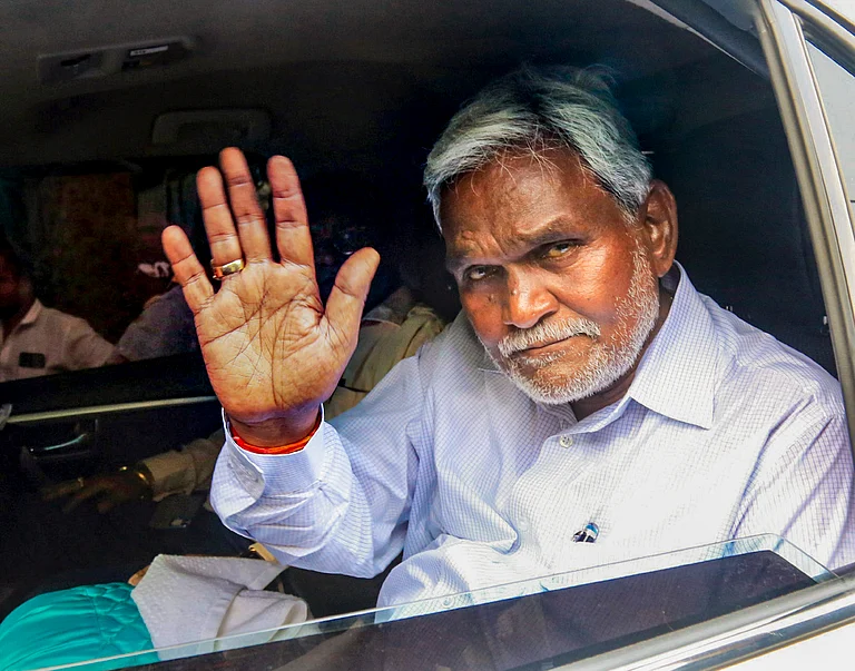 Former Jharkhand CM Champai Soren Reveals Reseaon Behind Joining BJP - | Photo: PTI