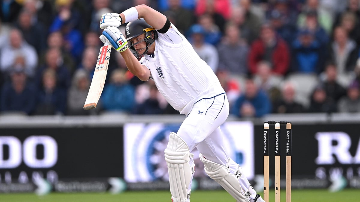 Jamie Smith in action against Sri Lanka on Thursday