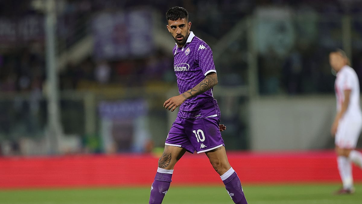 Nicolas Gonzalez in action for Fiorentina last season