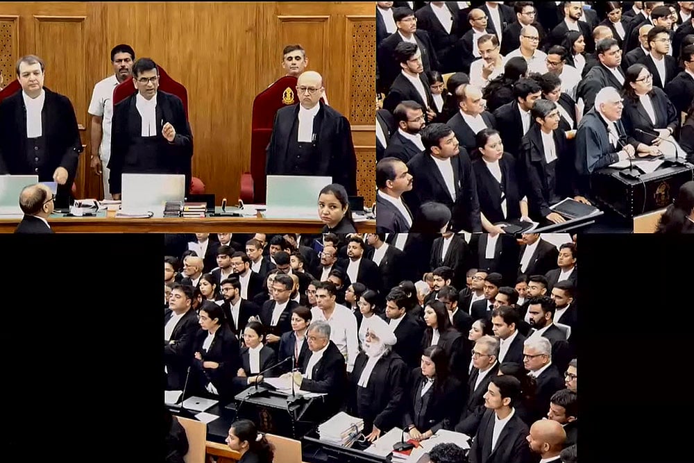 CJI DY Chandrachud, J B Pardiwala, Justice Manoj Misra during hearing on Kolkata doctor murder case