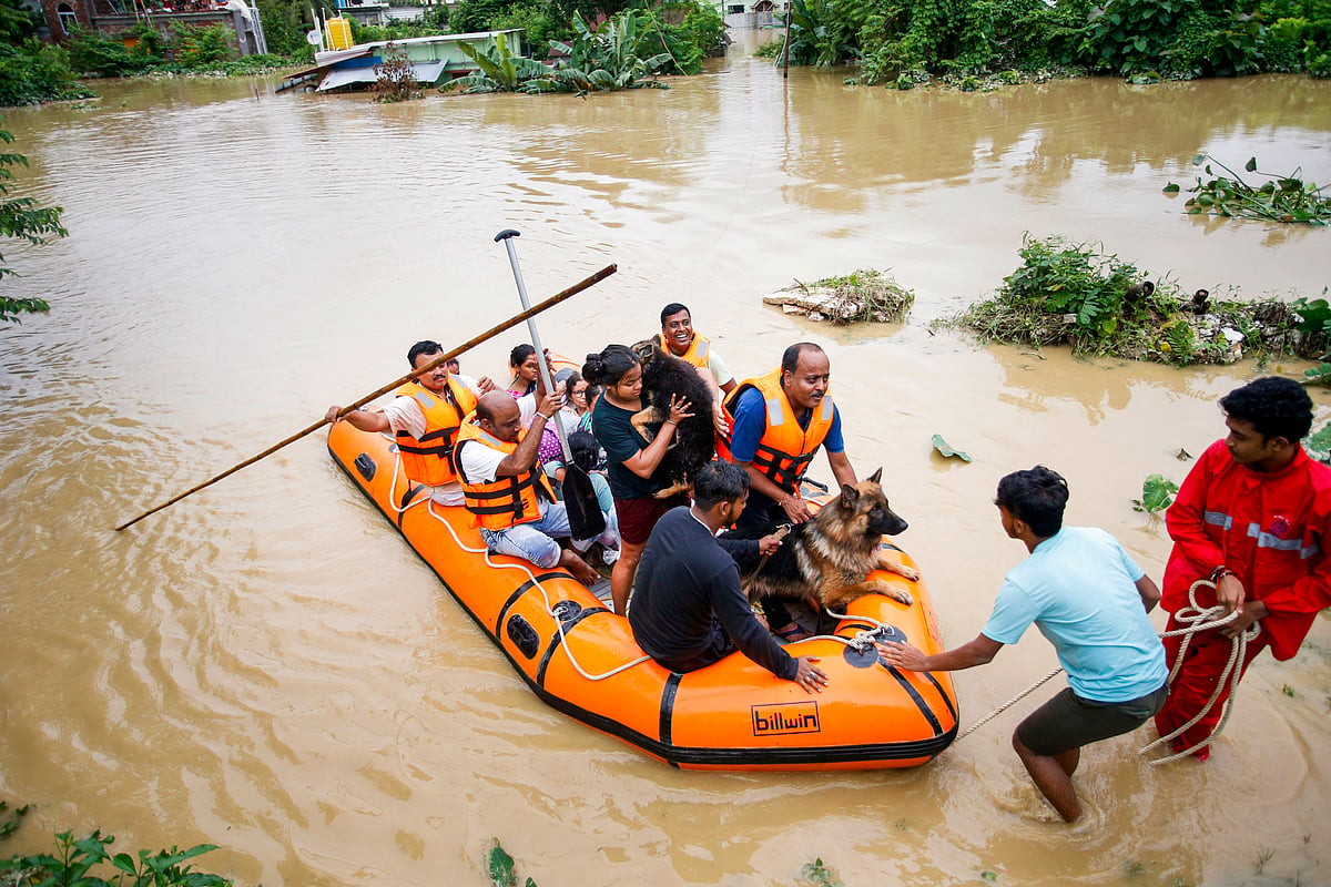 Rescue operation in Tripura