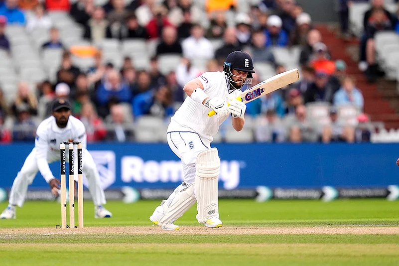 England vs Sri Lanka 1st Test, 2nd Day_Englands Ben Duckett bats against Sri Lanka