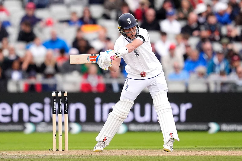 England vs Sri Lanka 1st Test, 2nd Day_Englands Ollie Pope plays a shot against Sri Lanka