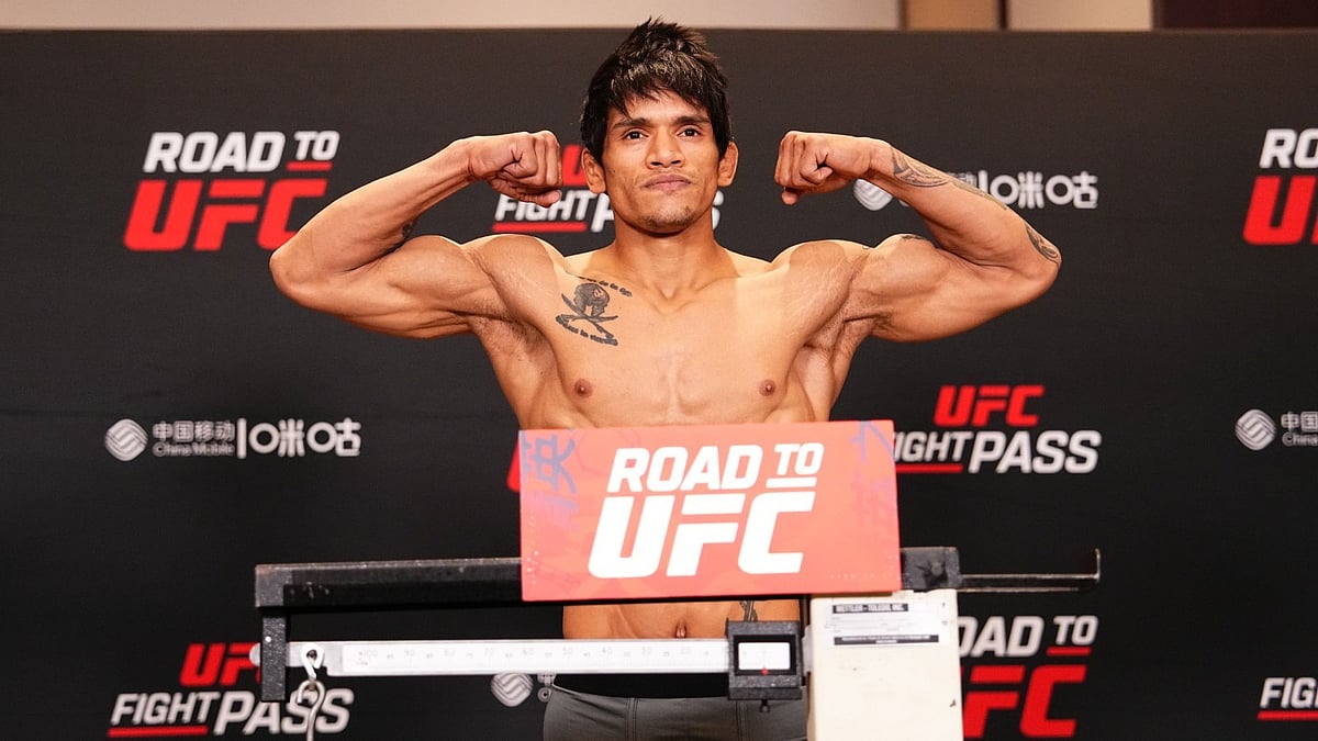 India's Angad Bisht will be seen in action on Road To UFC Season 3. - Special Arrangement