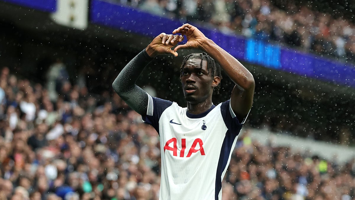Yves Bissouma scored for Tottenham against Everton
