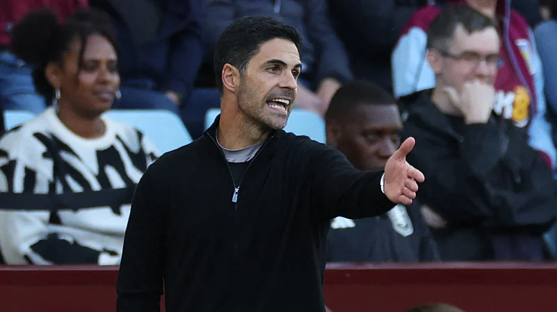 Mikel Arteta-Arsena-Aston Villa-football