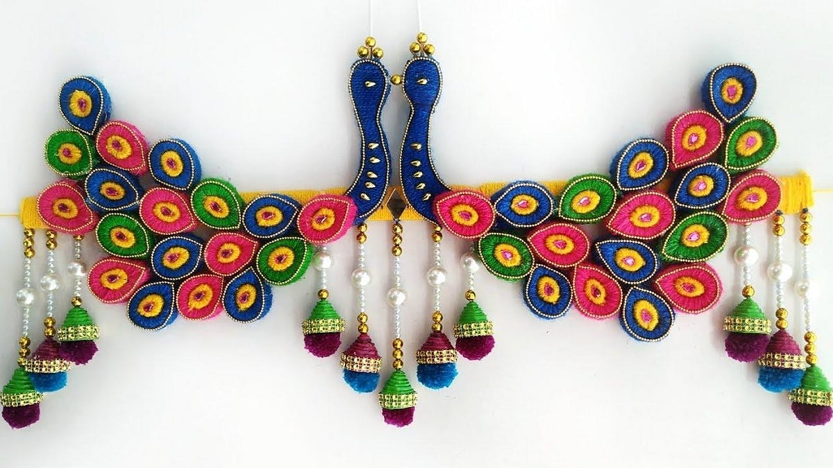 Peacock-Themed Torans