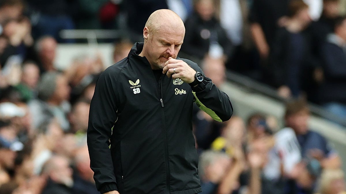 Sean Dyche had a dismal day in north London