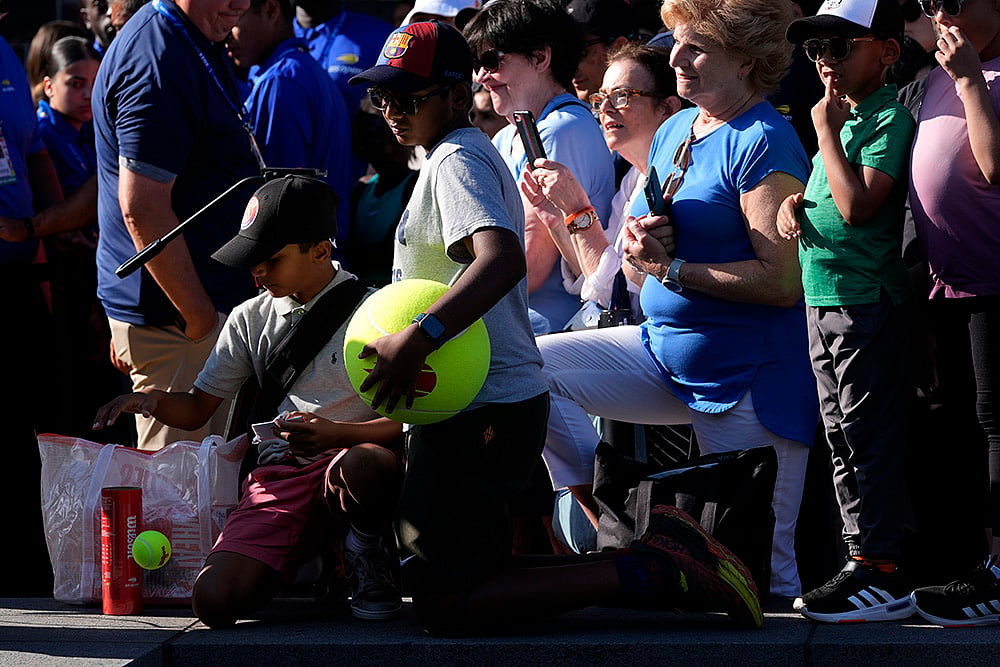 2024 US Open Tennis: Fans crowd at USTA Billie Jean King National Tennis Center in New York
