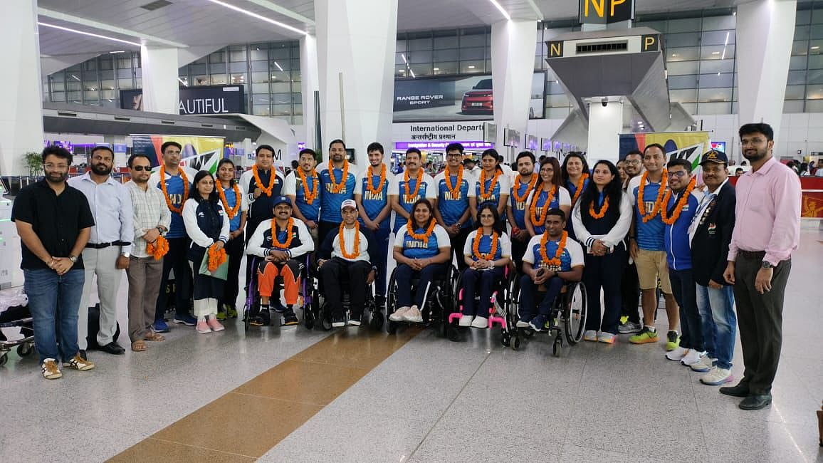 Paris Paralympics Indian shooting contingent. - SAI