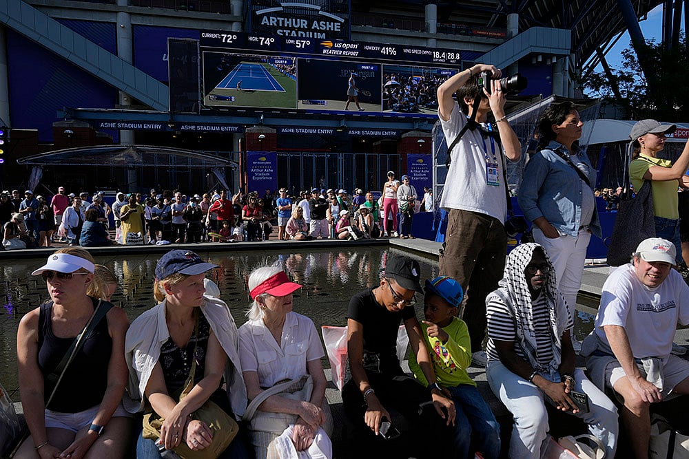 2024 US Open Tennis: Billie Jean King and Coco Gauff during the US Open Fan Week_5