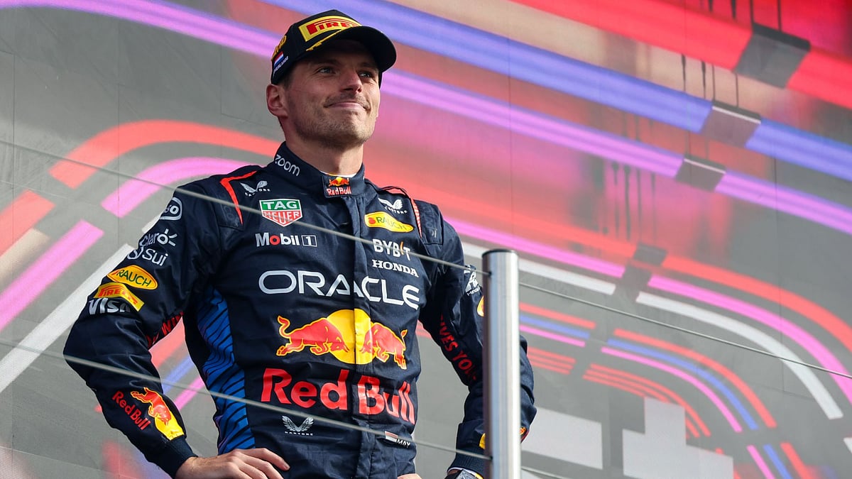 Max Verstappen finished second behind Lando Norris at his home race. - null