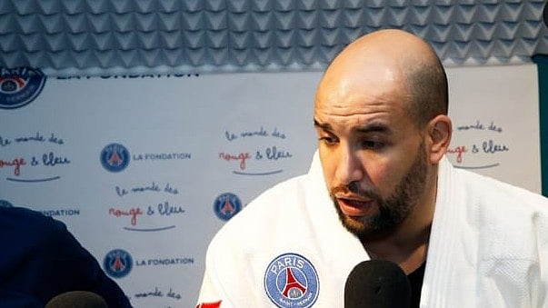 Nacer Zorgani, boxer Olympic commentator and Paralympics judoka. - Instagram | PSG For Communities