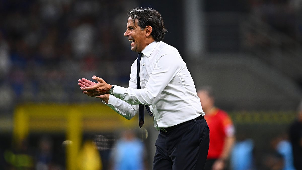 Inter head coach, Simone Inzaghi. - null