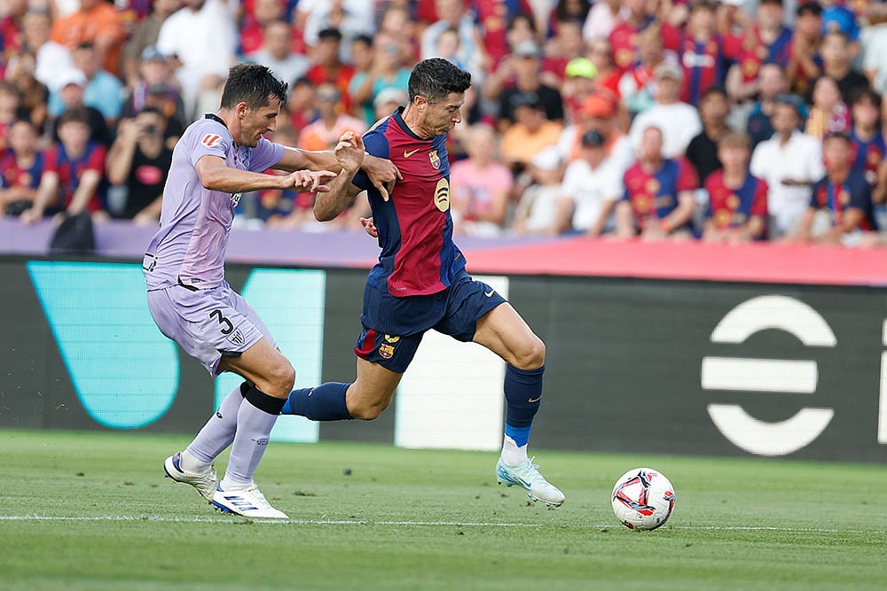 Barcelonas Robert Lewandowski