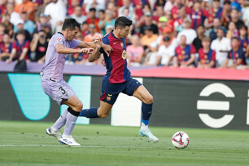 Barcelonas Robert Lewandowski