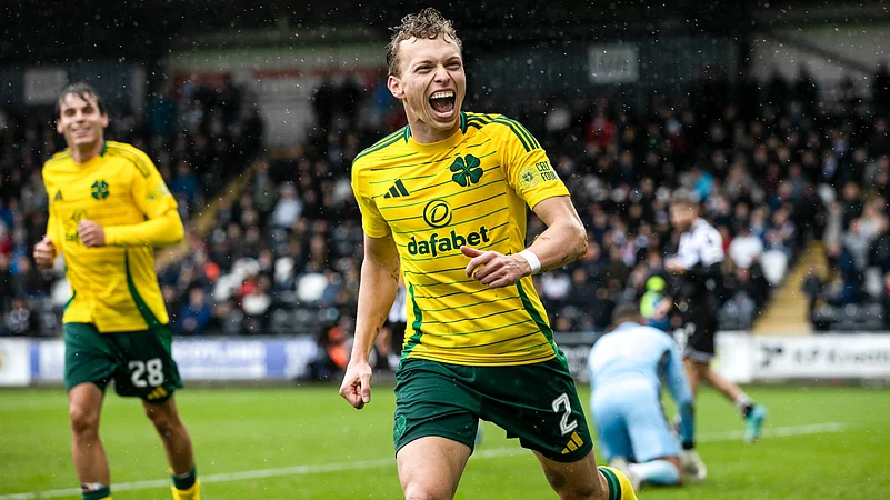 Celtic goalscorer, Alistair Johnston Scottish Premiership St Mirren 0-3 Celtic