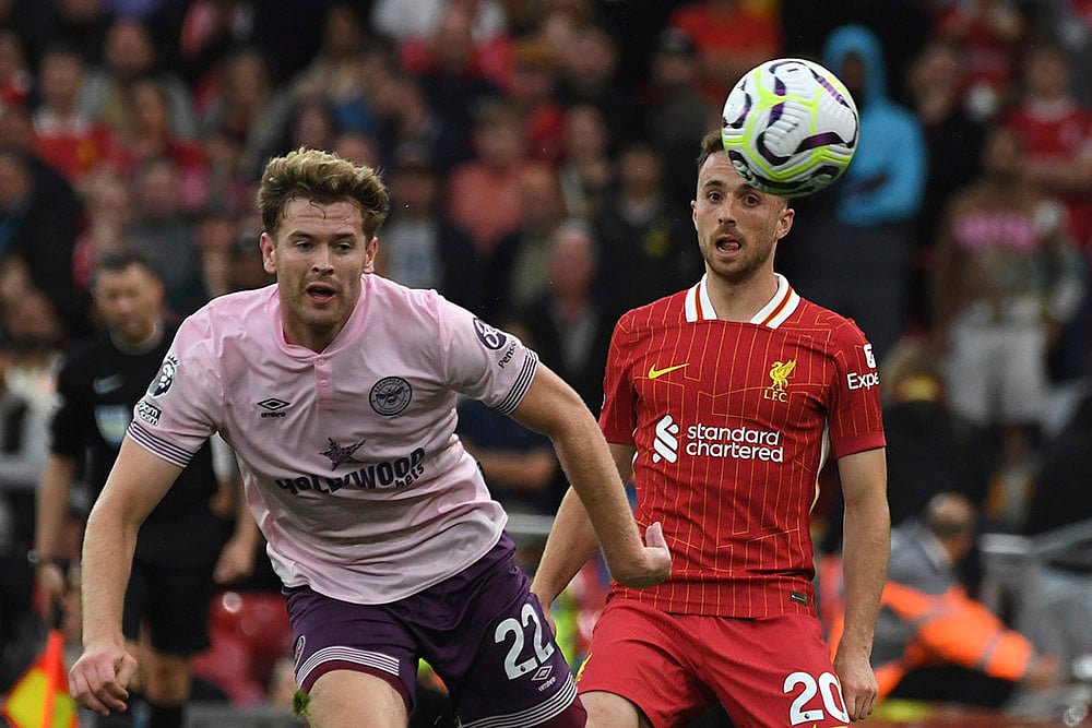 2024-25 Britain Soccer Premier League_Liverpool vs Brentford_4