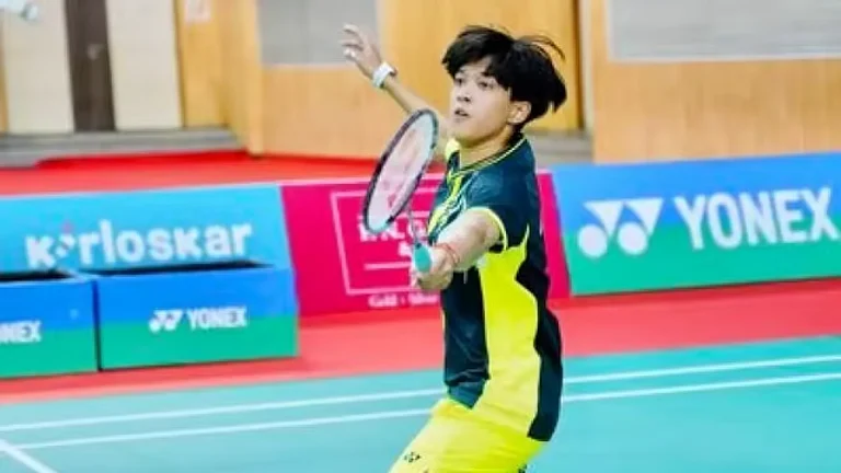 File image of Indian badminton player Ashmita Chaliha in action. - null