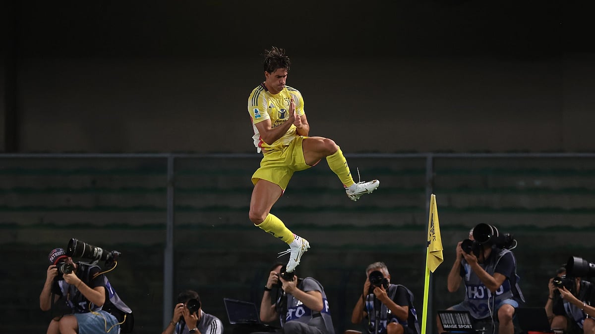 Juventus goalscorer, Dusan Vlahovic.