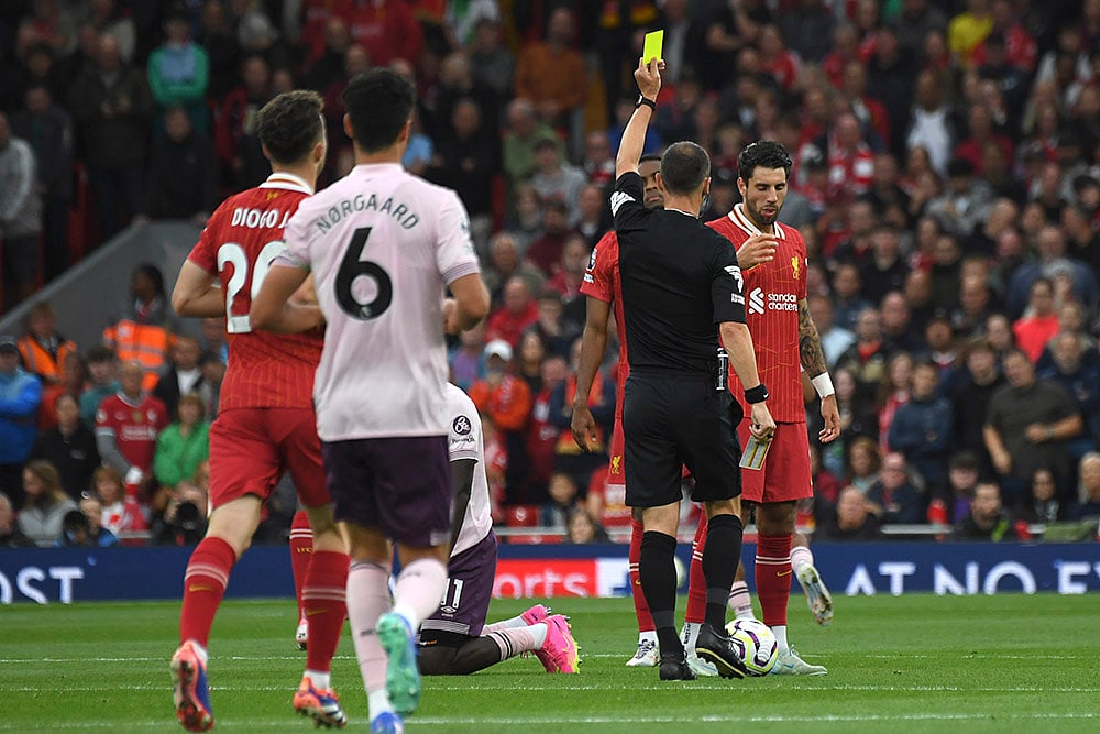 2024-25 Britain Soccer Premier League_Liverpool vs Brentford_7