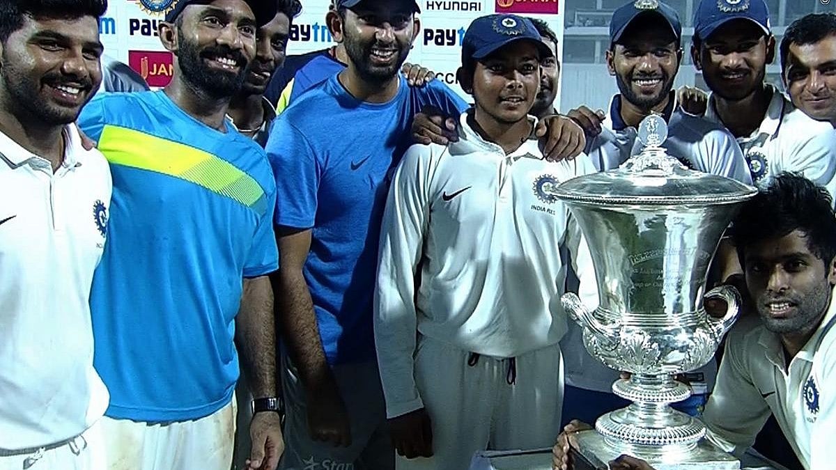 The Duleep Trophy 2017 champions - BCCI Domestic 