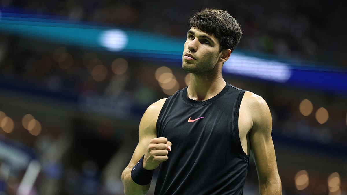 Carlos Alcaraz is through to the next round of the US Open