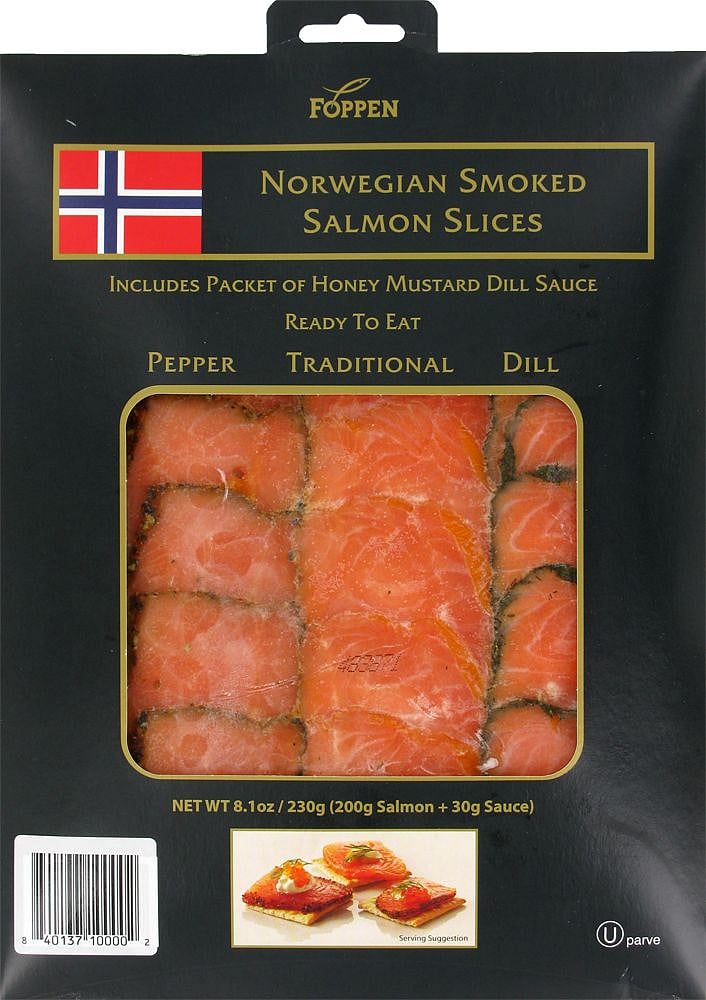 Foppen Smoked Norwegian Salmon Slices