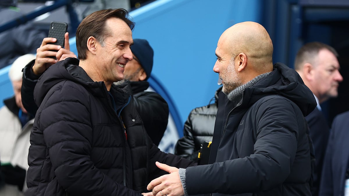Pep Guardiola and Julen Lopetegui - null