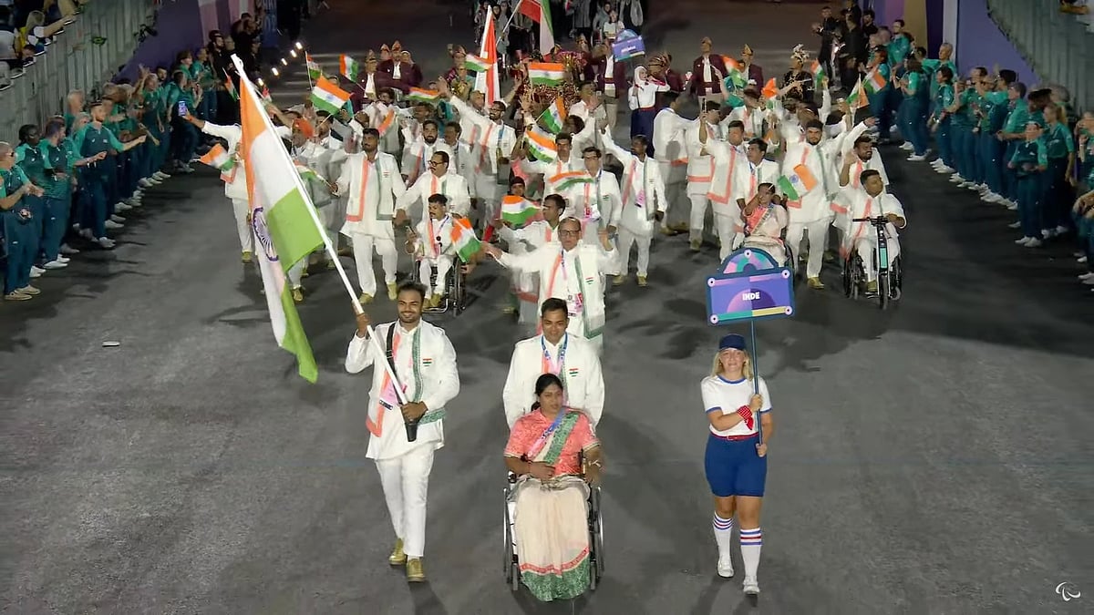 Jio : Indian contingent at the Paris Paralympic Games 2024.