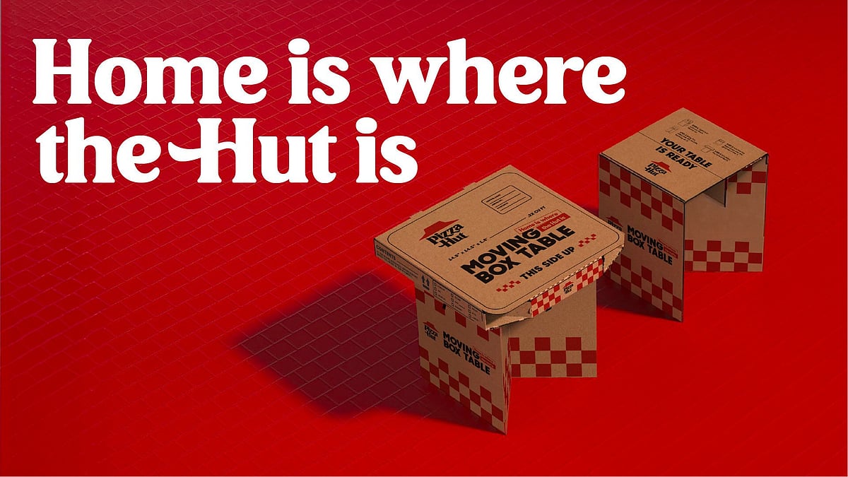 Pizza Hut Moving boc table