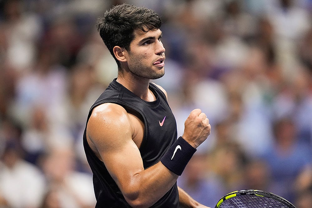 2024 US Open tennis championships Mens Singles_Carlos Alcaraz vs Li Tu_2