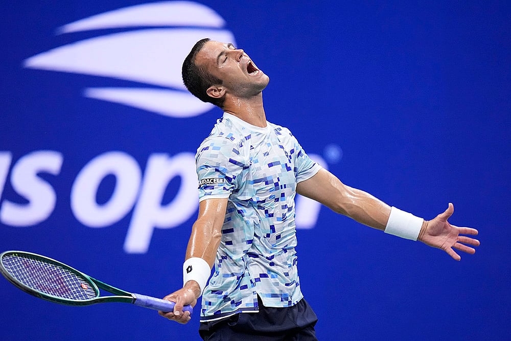 2024 US Open tennis championships Novak Djokovic vs Laslo Djere_6