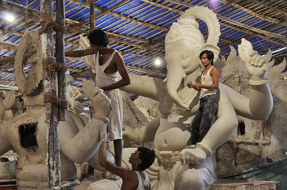 Ganesha Idol Making In Maharashtra