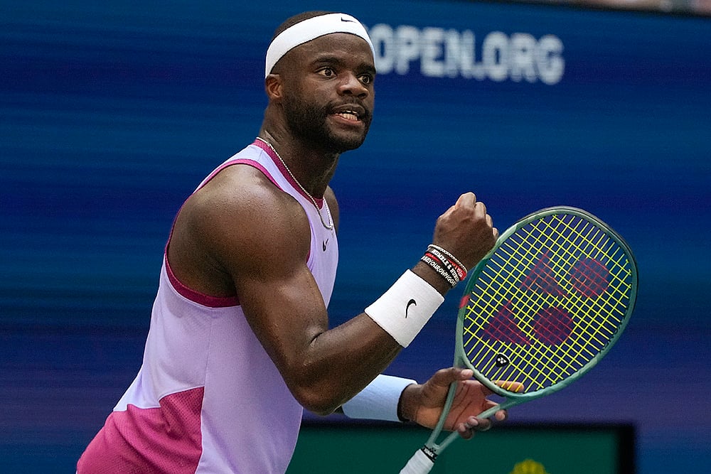 2024 US Open tennis championships Frances Tiafoe vs Alexander Shevchenko_1