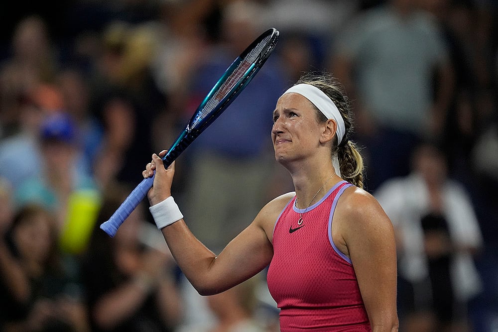 2024 US Open tennis championships Victoria Azarenka vs Clara Burel_1