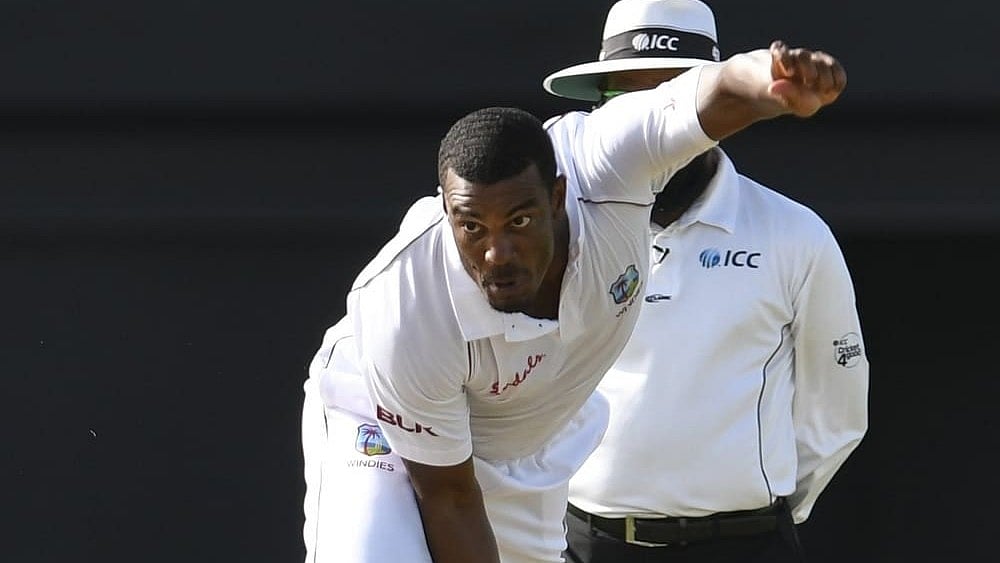 File : West Indies pacer Shannon Gabriel 
