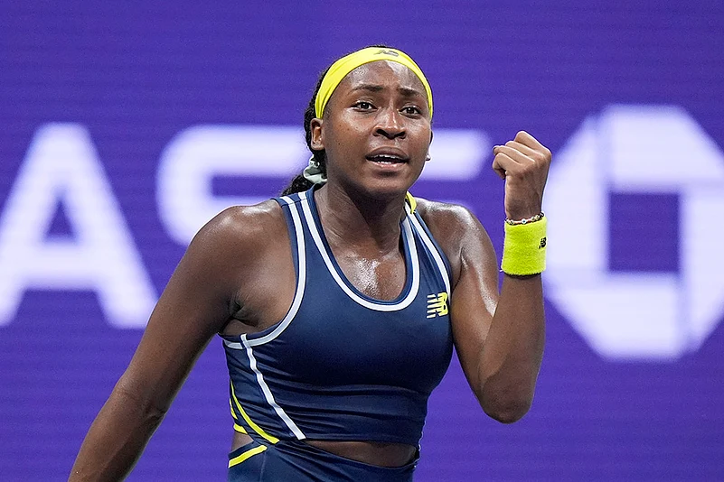 2024 US Open tennis championships Coco Gauff vs Tatjana Maria_4
