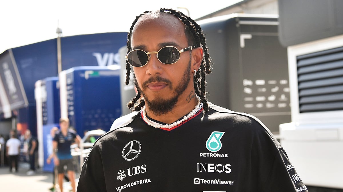 Lewis Hamilton is confident Kimi Antonelli is the right man to replace him at Mercedes. - null