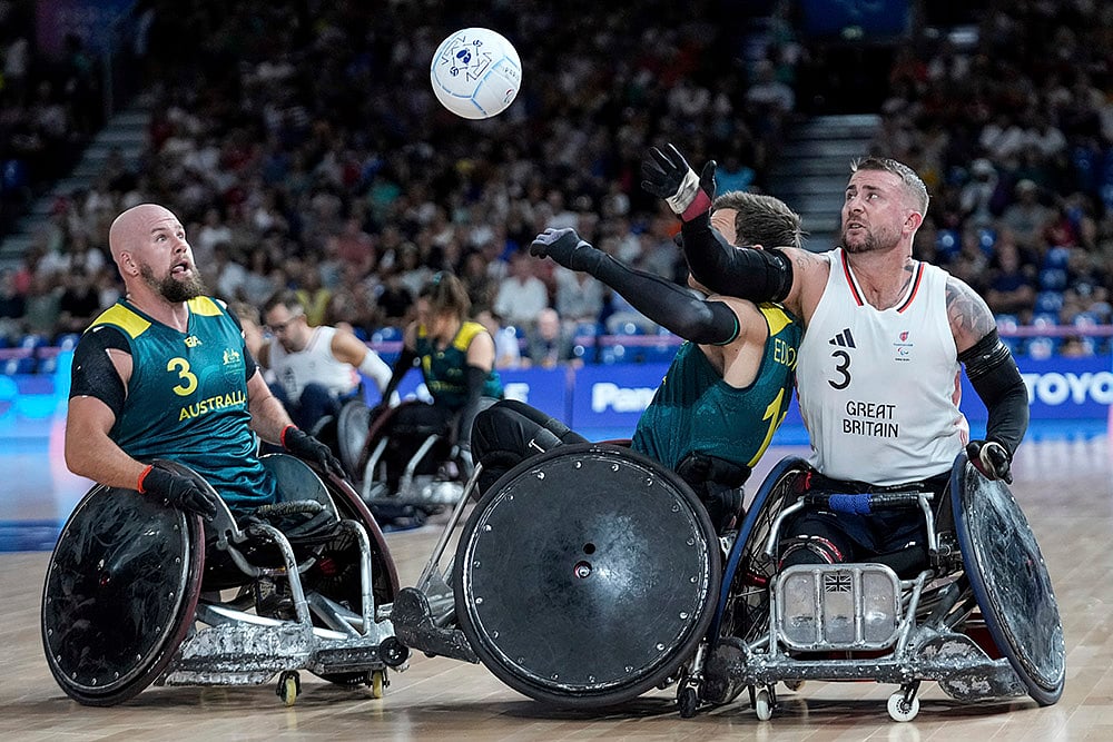 Paris Paralympic Games 2024, Day 1_Wheelchair Rugby match Australia vs Great Britain